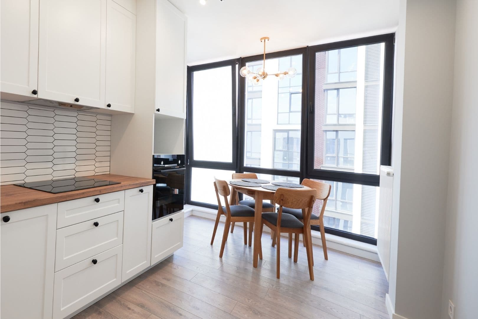 Apartment living space after renovation