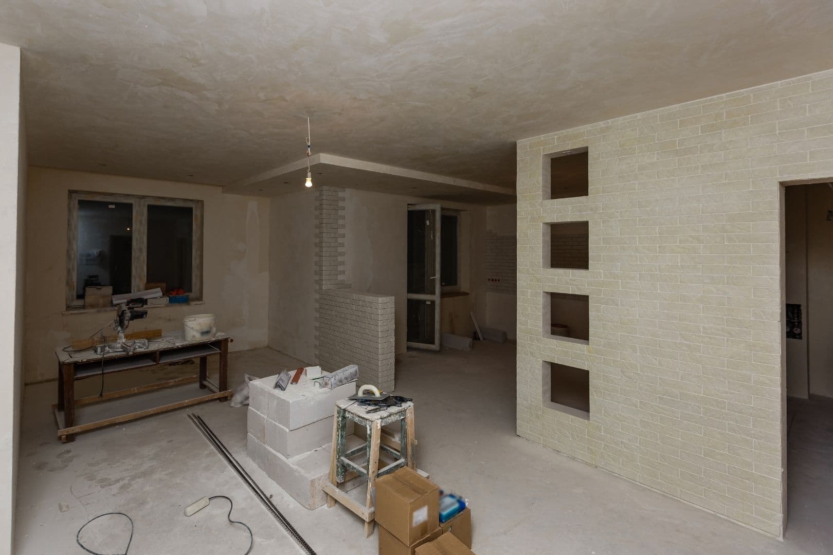 Apartment interior before renovation